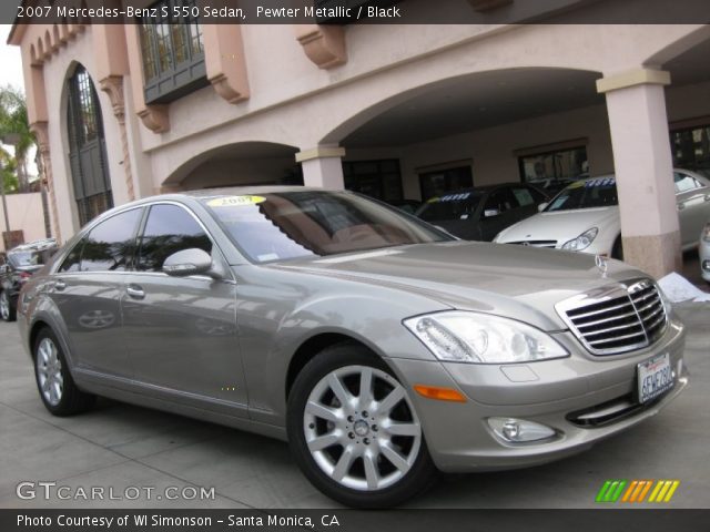 2007 Mercedes-Benz S 550 Sedan in Pewter Metallic