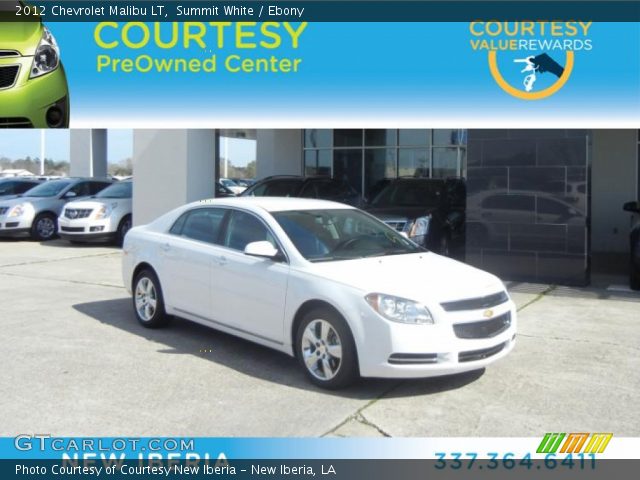 2012 Chevrolet Malibu LT in Summit White
