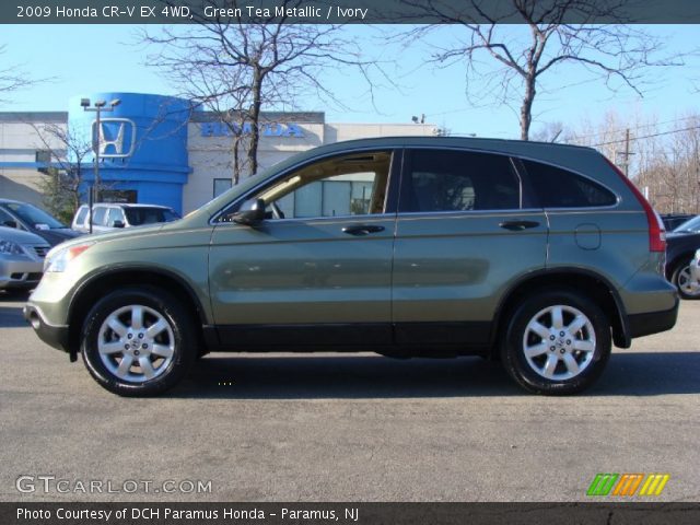 2009 Honda CR-V EX 4WD in Green Tea Metallic