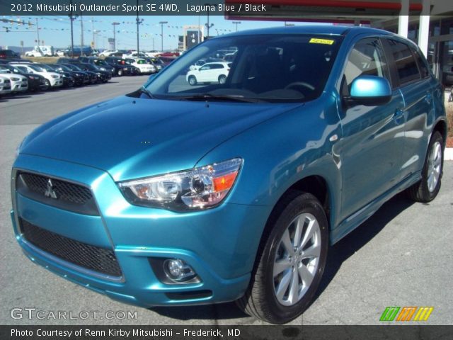 2012 Mitsubishi Outlander Sport SE 4WD in Laguna Blue