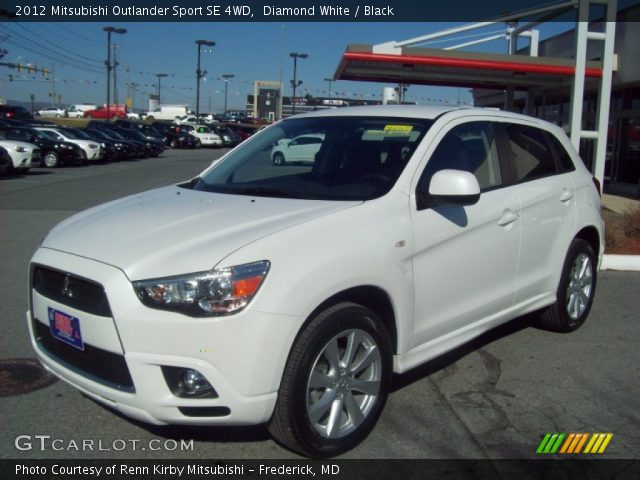 2012 Mitsubishi Outlander Sport SE 4WD in Diamond White