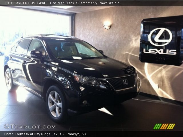 2010 Lexus RX 350 AWD in Obsidian Black