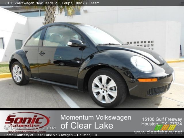 2010 Volkswagen New Beetle 2.5 Coupe in Black