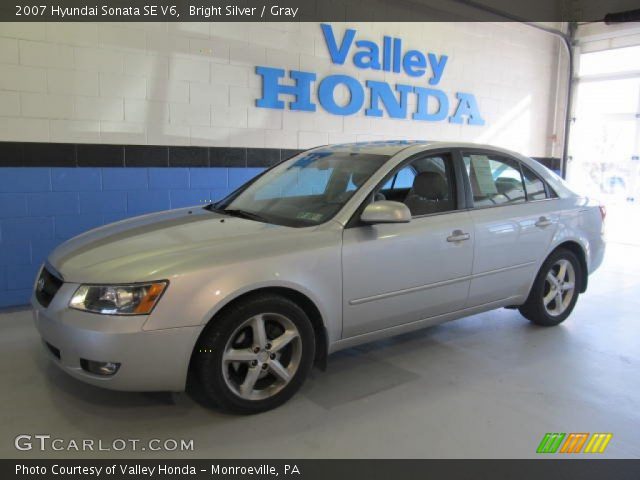 2007 Hyundai Sonata SE V6 in Bright Silver