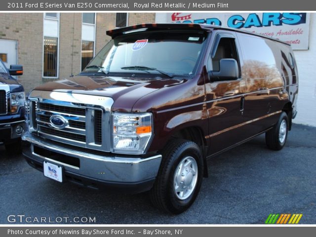 2011 Ford E Series Van E250 Commercial in Royal Red Metallic
