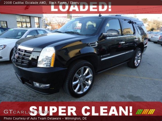 2008 Cadillac Escalade AWD in Black Raven