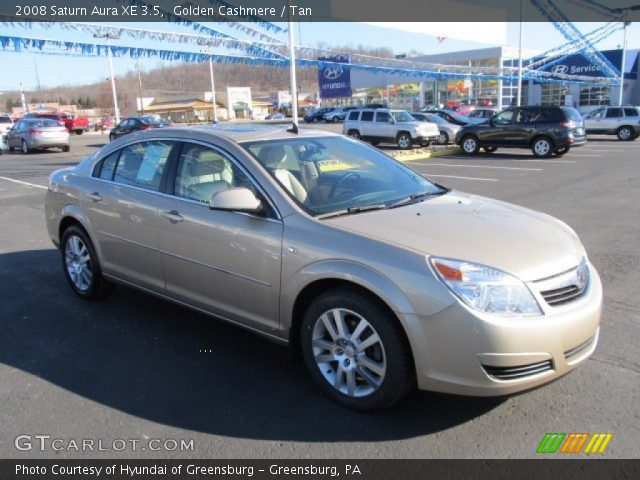 2008 Saturn Aura XE 3.5 in Golden Cashmere