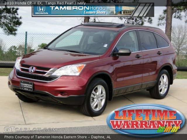 2010 Honda CR-V EX in Tango Red Pearl