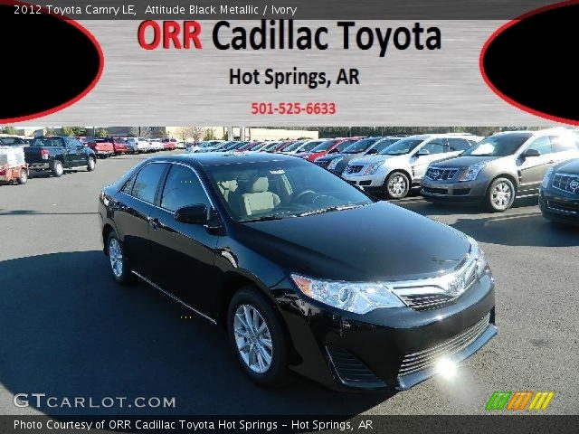 2012 Toyota Camry LE in Attitude Black Metallic