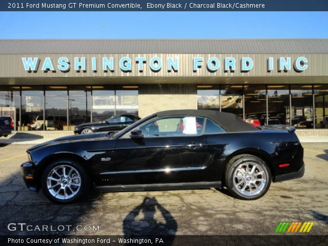 2011 Ford Mustang GT Premium Convertible in Ebony Black