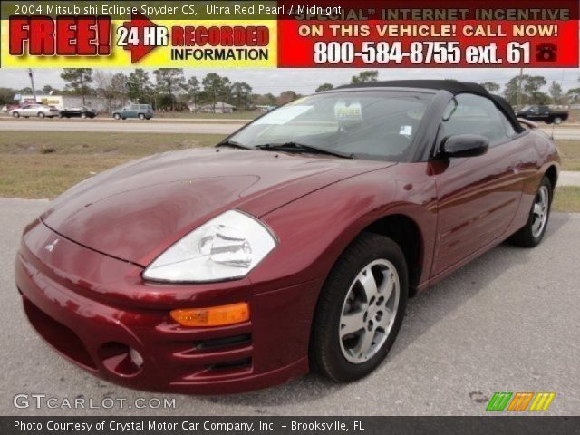 2004 Mitsubishi Eclipse Spyder GS in Ultra Red Pearl. Click to see ...