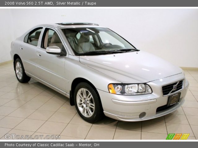 2008 Volvo S60 2.5T AWD in Silver Metallic