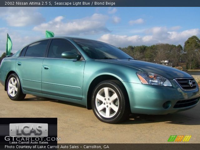 2002 Nissan Altima 2.5 S in Seascape Light Blue