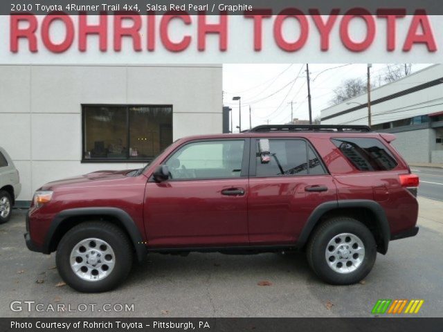 2010 Toyota 4Runner Trail 4x4 in Salsa Red Pearl