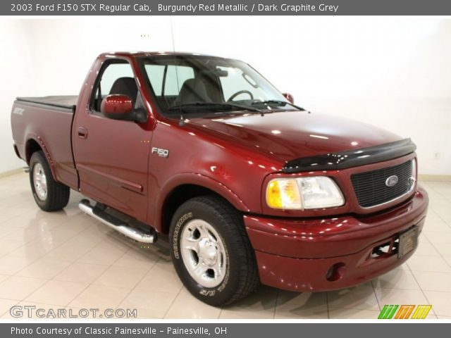 2003 Ford F150 STX Regular Cab in Burgundy Red Metallic