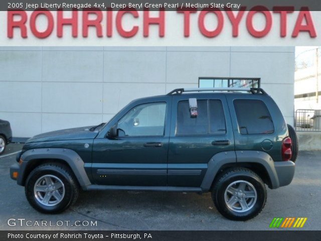 2005 Jeep Liberty Renegade 4x4 in Deep Beryl Green Pearl