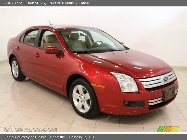 2007 Ford Fusion SE V6 in Redfire Metallic