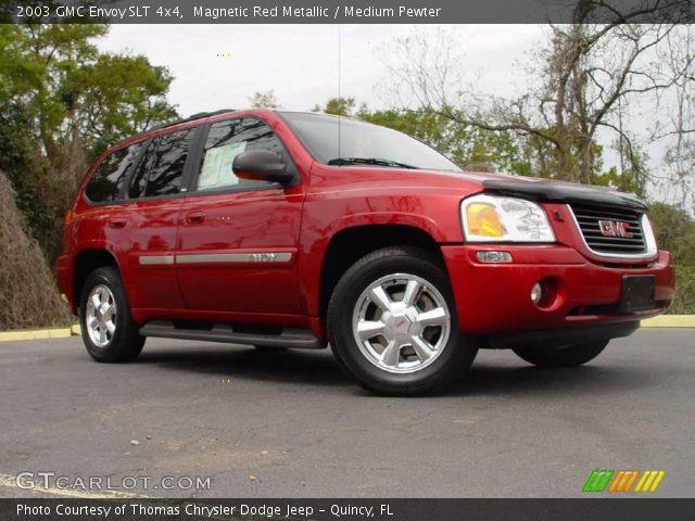 2003 GMC Envoy SLT 4x4 in Magnetic Red Metallic