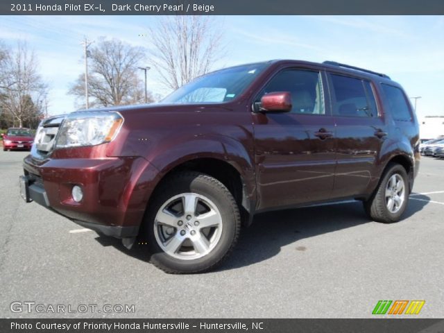 2011 Honda Pilot EX-L in Dark Cherry Pearl