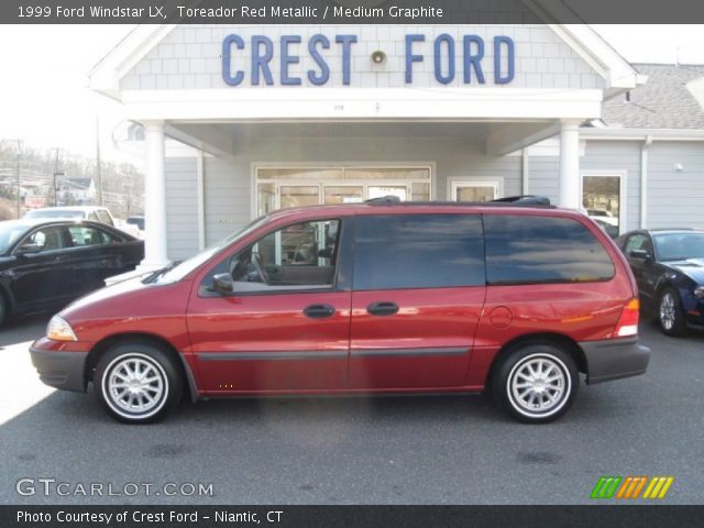 1999 Ford Windstar LX in Toreador Red Metallic