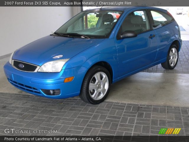2007 Ford Focus ZX3 SES Coupe in Aqua Blue Metallic