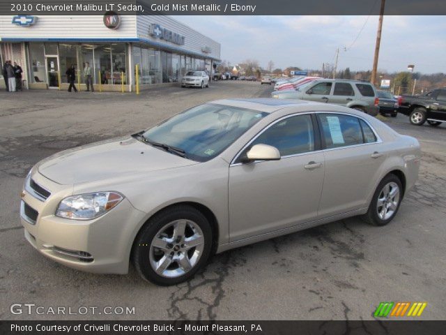 2010 Chevrolet Malibu LT Sedan in Gold Mist Metallic