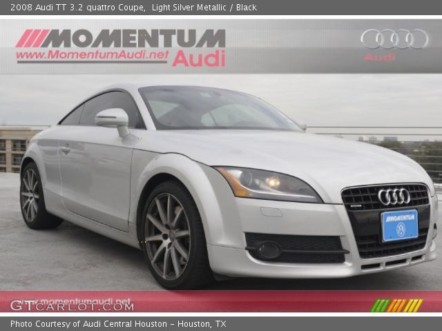 2008 Audi TT 3.2 quattro Coupe in Light Silver Metallic