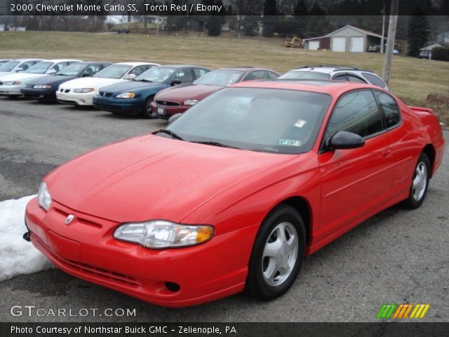 2000 Chevrolet Monte Carlo SS in Torch Red