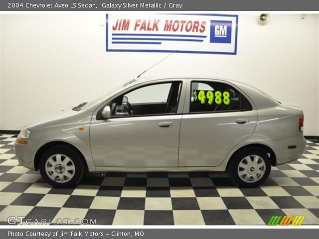2004 Chevrolet Aveo LS Sedan in Galaxy Silver Metallic