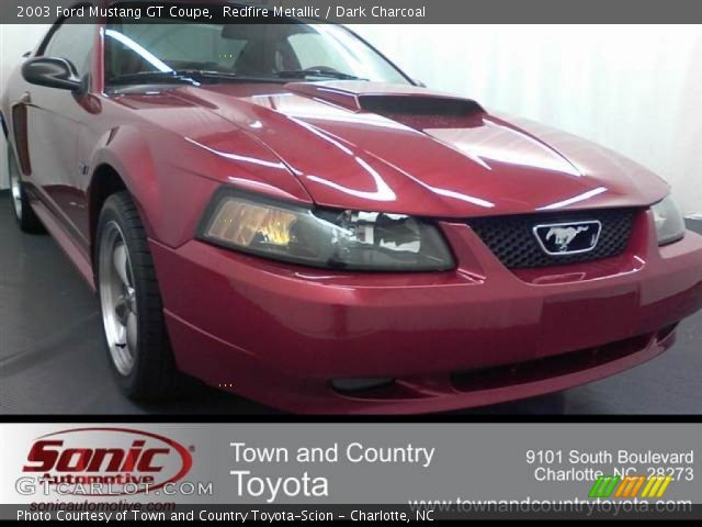 2003 Ford Mustang GT Coupe in Redfire Metallic