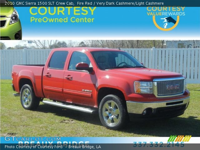 2010 GMC Sierra 1500 SLT Crew Cab in Fire Red
