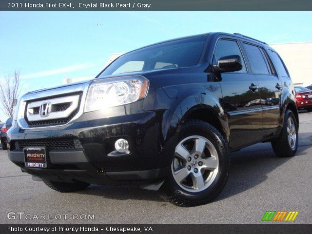 2011 Honda Pilot EX-L in Crystal Black Pearl