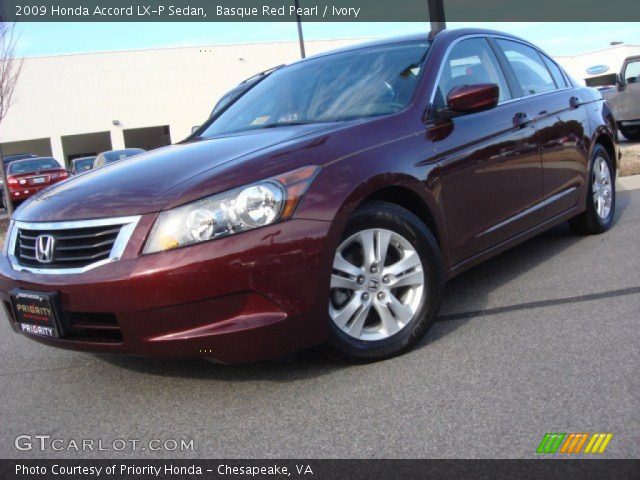 2009 Honda accord basque red pearl #3