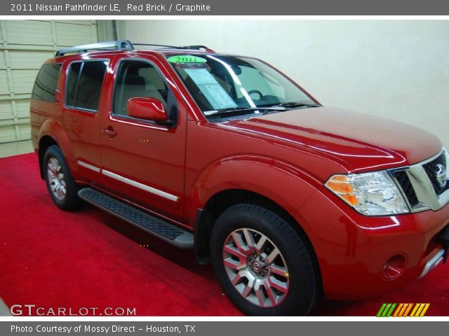 2011 Nissan Pathfinder LE in Red Brick