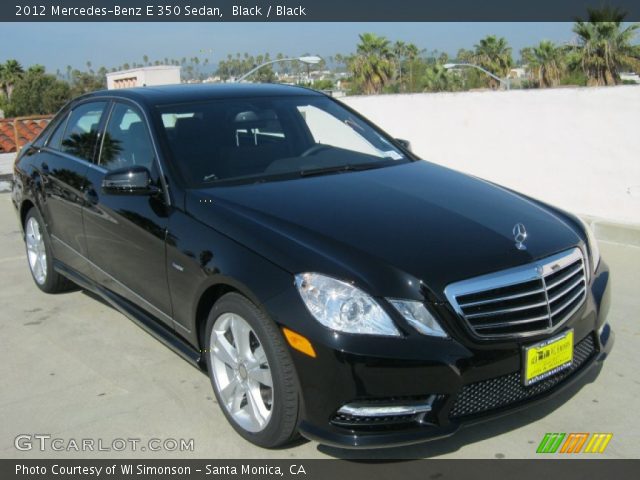 2012 Mercedes-Benz E 350 Sedan in Black