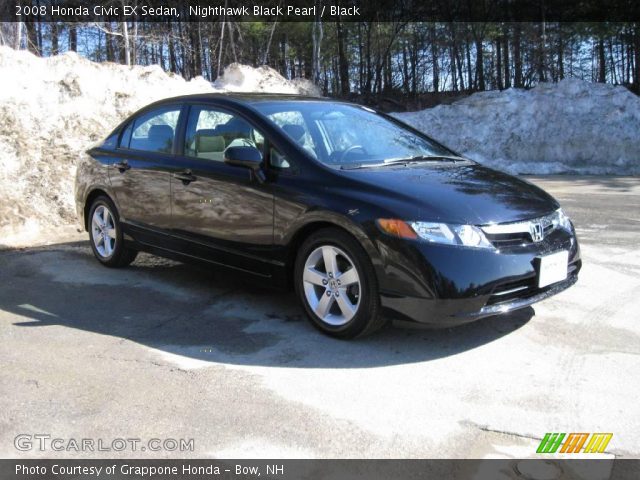2008 Honda civic ex coupe black #4