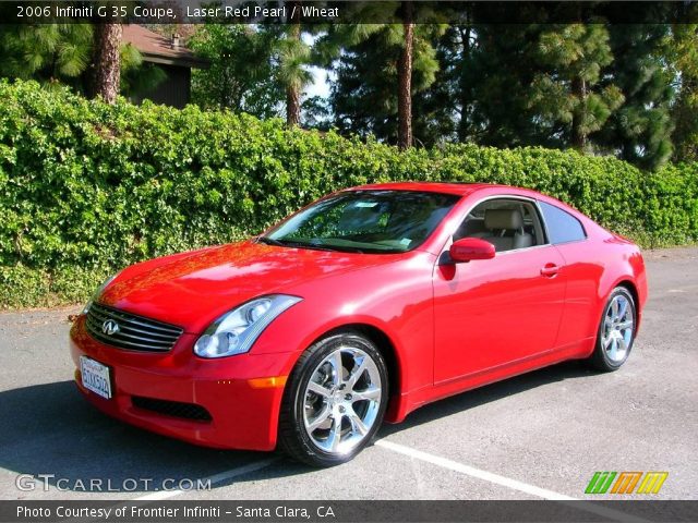 2006 Infiniti G 35 Coupe in Laser Red Pearl