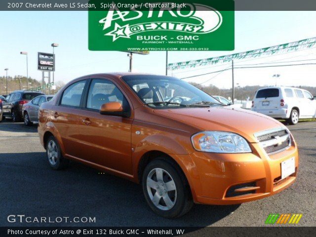 2007 Chevrolet Aveo LS Sedan in Spicy Orange