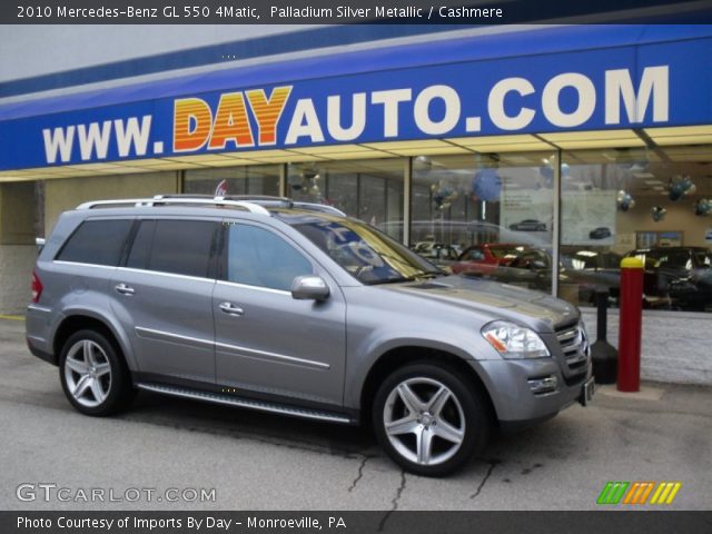 2010 Mercedes-Benz GL 550 4Matic in Palladium Silver Metallic