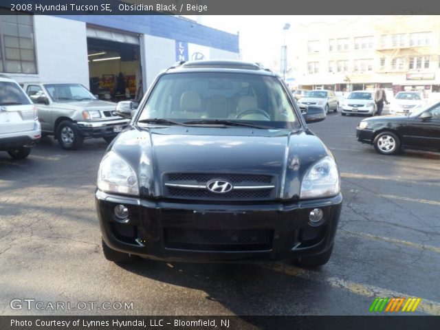 2008 Hyundai Tucson SE in Obsidian Black