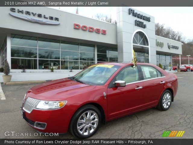 2010 Lincoln MKZ AWD in Sangria Red Metallic