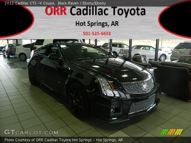 2012 Cadillac CTS -V Coupe in Black Raven