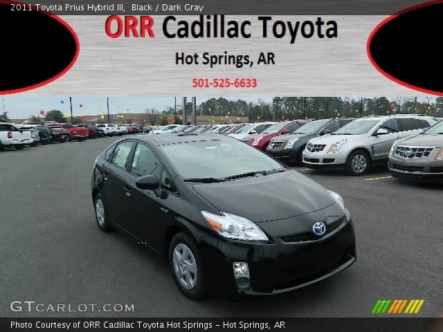 2011 Toyota Prius Hybrid III in Black