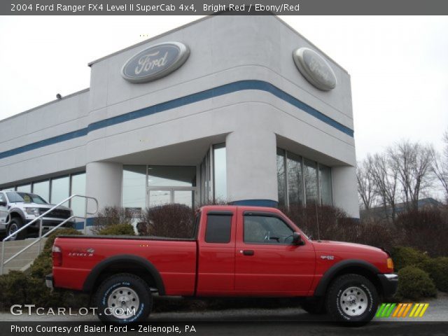 2004 Ford Ranger FX4 Level II SuperCab 4x4 in Bright Red