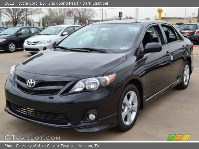 2012 Toyota Corolla S in Black Sand Pearl