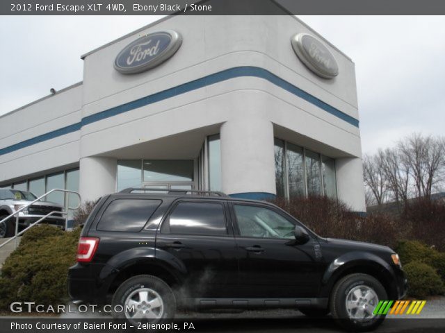 2012 Ford Escape XLT 4WD in Ebony Black