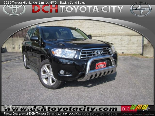2010 Toyota Highlander Limited 4WD in Black
