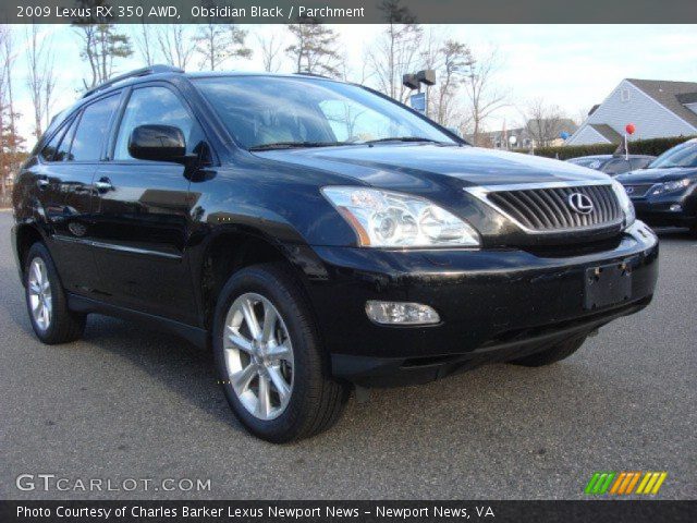 2009 Lexus RX 350 AWD in Obsidian Black