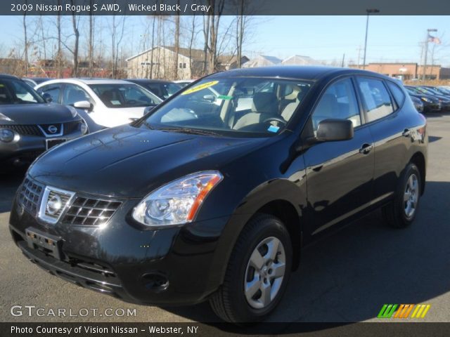2009 Nissan Rogue S AWD in Wicked Black