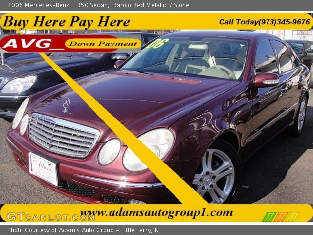 2006 Mercedes-Benz E 350 Sedan in Barolo Red Metallic